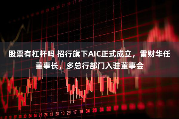 股票有杠杆吗 招行旗下AIC正式成立，雷财华任董事长，多总行部门入驻董事会