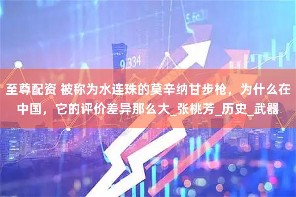 至尊配资 被称为水连珠的莫辛纳甘步枪，为什么在中国，它的评价差异那么大_张桃芳_历史_武器