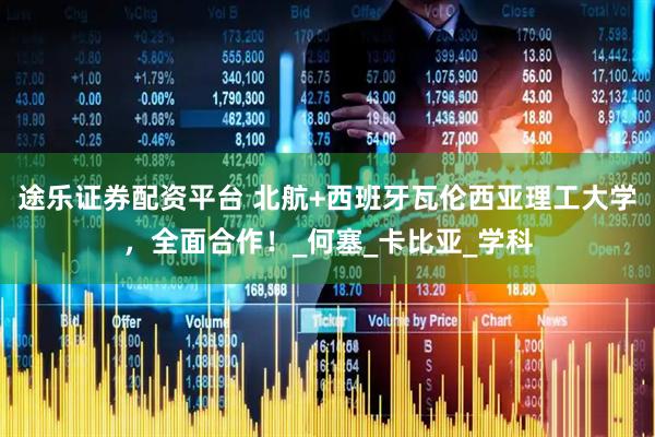 途乐证券配资平台 北航+西班牙瓦伦西亚理工大学，全面合作！_何塞_卡比亚_学科